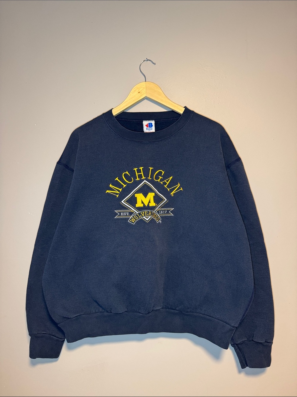 Vintage Michigan Wolverines Crewneck / Large / 1990s